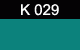 K-029 Blue Green Kugler Transparent Glass Color