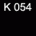 K-054 Black Kugler Transparent Glass Color