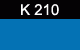 K-210 Sari Blue Kugler Transparent Glass Color